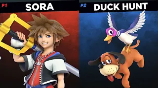 When Sora has to fight Duck Hunt