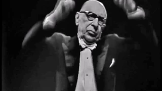 Stravinsky conducts "Infernal Dance" of "The Firebird", NY Philharmonic - 1960