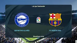 PES 2021 | ALAVES vs BARCELONA | Match Gameplay PC