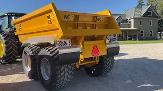 Off road dump trailers