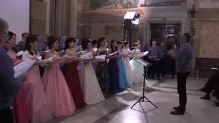 Stelutis Alpinis cantata dai cori Fantasia dell'Università Senzoku e Vôs de Mont.