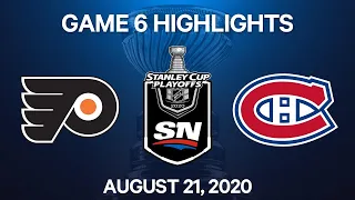 NHL Highlights | 1st Round, Game 6: Flyers vs. Canadiens - Aug. 21, 2020