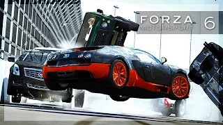 Forza 6 - CROWD SURFING IN FORZA! (Massive Wrecks, Hits, Action)