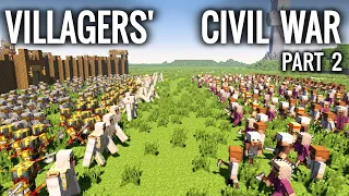 Minecraft - VILLAGERS' CIVIL WAR | Part 2