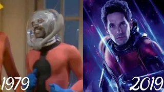 Evolution of Antman l 1979vs2015vs2019