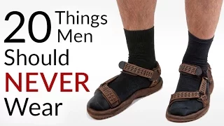 20 Things Men Should NEVER Wear | Outdated Trends To Avoid In 2024