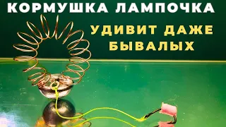 Кормушка ЛАМПОЧКА удивит Вас своими возможностями