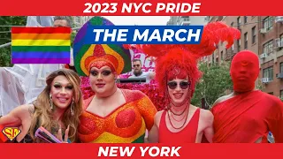 🌈  NYC PRIDE MARCH 2023 • NEW YORK PRIDE PARADE 🏳️‍🌈
