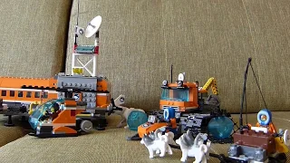 LEGO 60036 Arctic Base Camp Арктическая база Лего обзор от Сержа