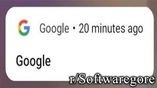 r/Softwaregore | Thanks Google