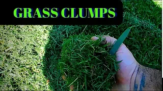 How to clean up grass clumps without bagging your lawn clippings