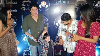 Funny moment☺ Shiv Thakare Sumbul Sajid Khan Manya Singh at the party organized by Abdu Rozik