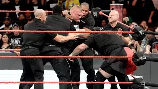 WWE: Brock Lesnar And Samoa Joe Brawl Before Great Balls Of Fire