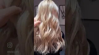 ICE BLONDE ❄️ #shorts #hairtransformation #babylights #youtube #iceblonde #balayage #hairstyle