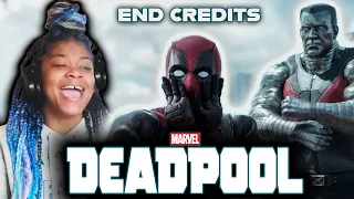 End Credits Scene | Deadpool 1& 2  Time Travel Funny Scene | REACTION