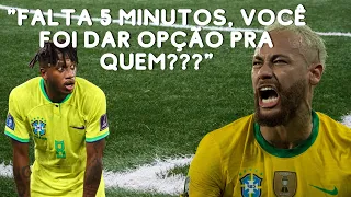 NEYMAR CRITICA ATITUDE DE FRED,  o jogador deu UMA BRONCA em Fred após o Brasil tomar o Gol