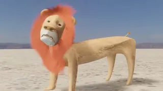 Funny animation. A parody of the cartoon The Lion King. Lvumba. Jokes with simple animation