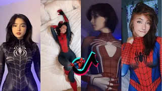 SpiderGirl Transition Time || TikTok Spiderman Compilation || Spiderman Challenge #tiktok #spiderman