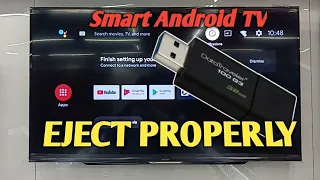 how to eject usb from android tv