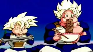 Goku e Gohan a tavola HD - video originale