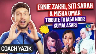 YAZIK reacts to Medley Iagu Noor Kumalasari - Ernie Zakri & Misha Omar & Siti Sarah | #ABPBH31