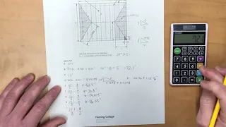 Unequal Slope Hip Rafter Calculations