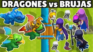 DRAGONS vs WITCHES | WHICH IS THE STRONGEST TEAM? | CLASH ROYALE OLYMPICS