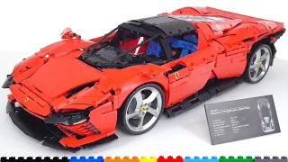 LEGO Technic Ferrari Daytona SP3 review! Well-engineered, well-finished, and frustration-free