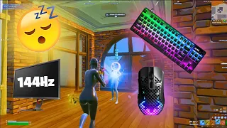 SteelSeries Apex Pro TKL ASMR 😴 Tilted Zone Wars Gameplay 🏆 Satisfying Keyboard Fortnite 144hz