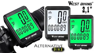 Беспроводной велокомпьютер West Biking 2.1" за 12$ с Алиэкспресс