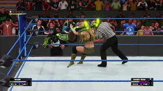 WWE 2K18 Mixed Match Challenge Naomi vs Mandy Rose