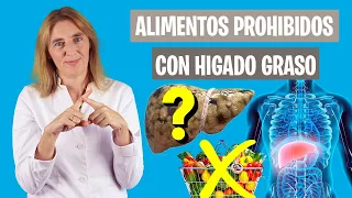 Qué ALIMENTOS están PROHIBIDOS para HÍGADO GRASO | Qué no comer con hígado graso | Nutrición clínica