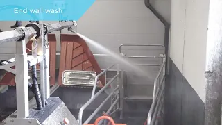 Washing robot for pig barns - Washpower ProCleaner X100