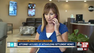 Attorney accused of withholding settlement money