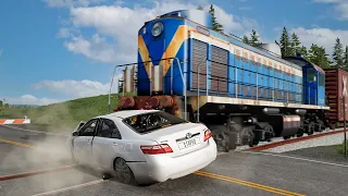 Realistic Train Crashes 4 | BeamNG.drive