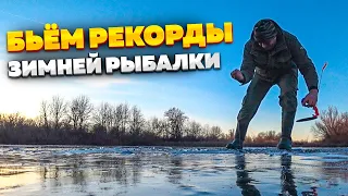 ТОЛЬКО ПОСТАВИЛ СРАЗУ КЛЮЁТ! Зимняя рыбалка! ЩУКА НА ЖЕРЛИЦЫ! Трофей на жерлицу!