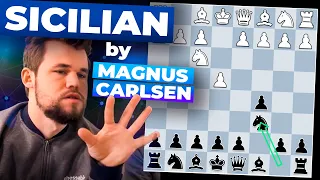 Magnus Carlsen Explains Sicilian Defense Sveshnikov Variation with One of His Games