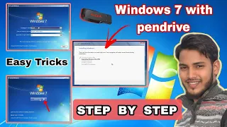 How to Install Windows 7 From USB PENDRIVE. Windows 7 Install Step By Step New 2023.