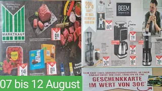 MARKTKAUF werbung prospekt angebote gültig 07 bis 12 August|werbung DE#marktkauf #abonnieren