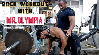 Plateau Busting BACK WORKOUT with MR OLYMPIA (power lifting) | EP 2 | REAL TRAINING