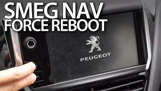 SMEG navigation force reboot in Peugeot and Citroen