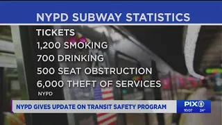 NYPD gives update on transit safety