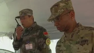 U.S. and China carry out joint military drills