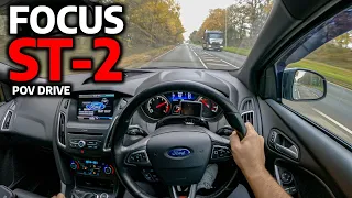 Ford Focus ST-2 - POV TEST DRIVE & REVIEW (UK)