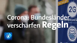 Corona-Lage in Deutschland: Bundesländer verschärfen Regeln, Diskussion über Impfpflicht