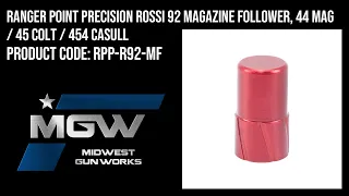Ranger Point Precision Rossi 92 Magazine Follower, 44 MAG / 45 Colt / 454 Casull - RPP-R92-MF