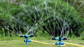 Automatic 360° Rotation Garden Sprinklers 2020 — Save water and money!