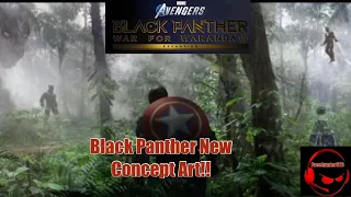 NEW Black Panther Concept Art & NEWS!! | Marvel's Avengers