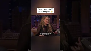 Blake Lively so excited to tell these dad  jokes jimmyfallon