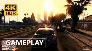 Grand Theft Auto 5 Police Chasing XSX Gameplay 4K HDR [Ray Tracing]